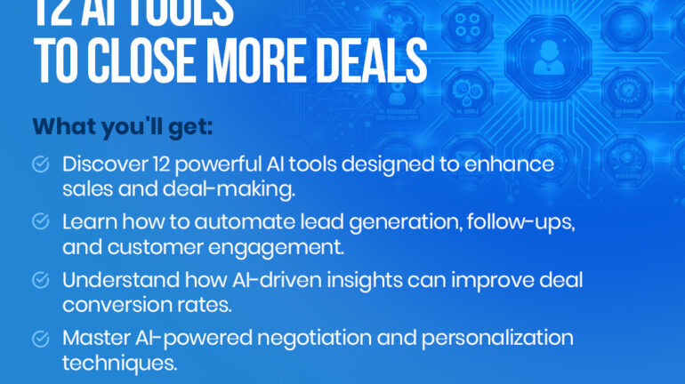 The BlueWhale AI Academy Launches A New Course – 12 AI Tools To Close More Deals