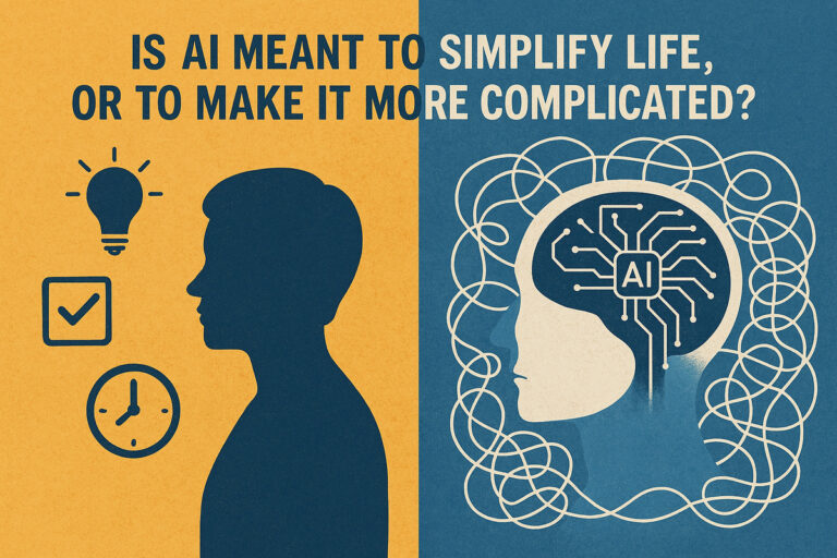 Is AI Meant To Simplify Life, Or To Make It More Complicated?