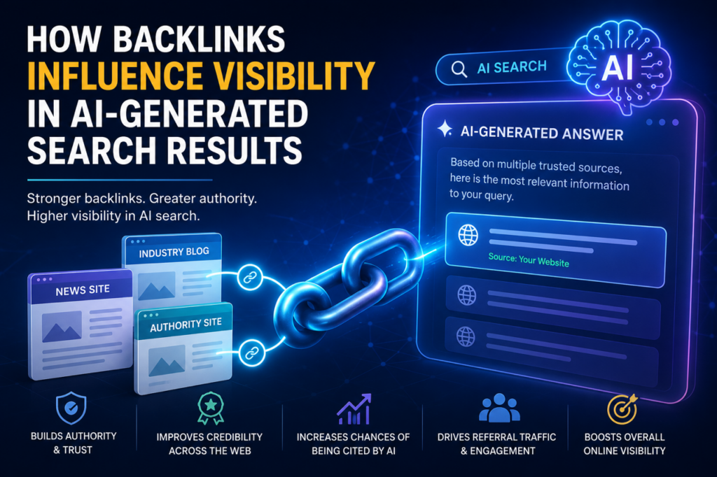 How Backlinks Influence Visibility In AI-Generated Search Results